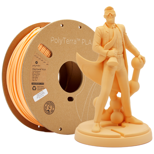  Polymaker PolyTerra™ PLA Peach/Pastel Orange, 1KG 3D filament 