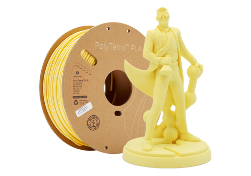  Polymaker PolyTerra™ PLA Banana/Pastel Yellow, 1KG 3D filament 