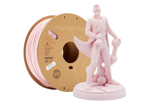  Polymaker PolyTerra™ PLA Candy/Pastel Roze, 1KG 3D filament 