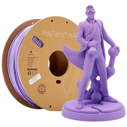  Polymaker PolyTerra™ PLA Lavender Purple-Pantone 2073, 1KG 3D filament 