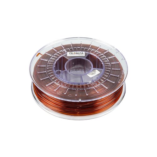  FILOALFA PLA Amber, Pantone 168, 700 gram (0.7 KG) 3D filament 