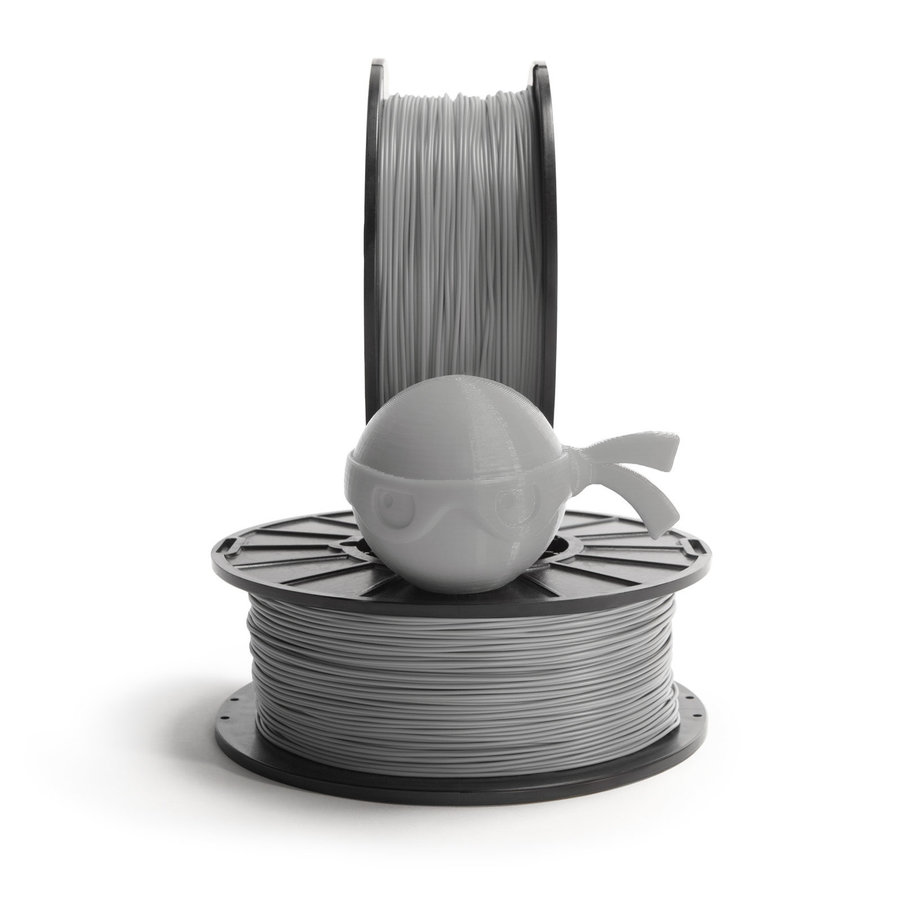 NinjaFlex Steel, grijs flexibel filament, shA 85A hardheid, 500 gram (0,5 KG)-1