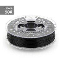 thumb-Flex Medium 98A - Traffic Black RAL 9017 flexible TPU filament , 750 grams-1