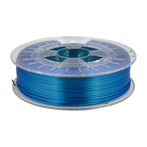  PrimaCreator PLA DUO-colour - Green/Blue,  750 grams glossy Chameleon filament 