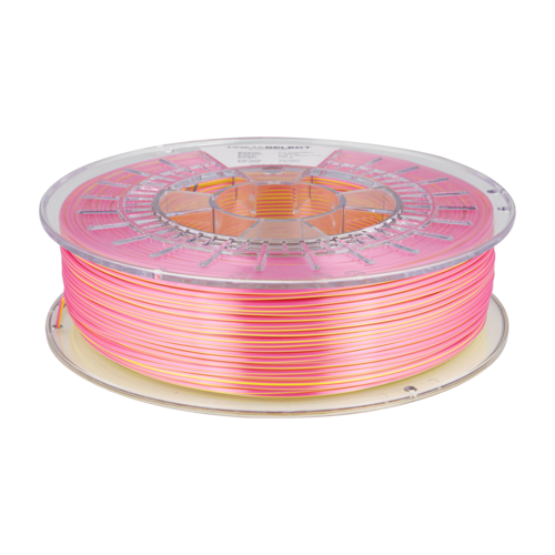  PrimaCreator PLA DUO-colour - Pink/Yellow,  750 grams glossy Chameleon filament 