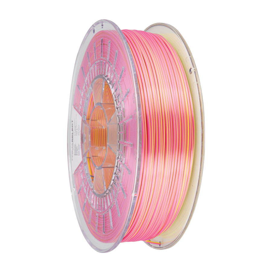 PLA Chameleon - Roze/Geel,  750 gram glossy DUO-colour filament-5