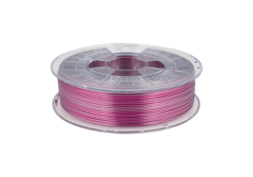  PrimaCreator PLA DUO-colour - Zilver/Framboos,  750 gram glossy Chameleon filament 