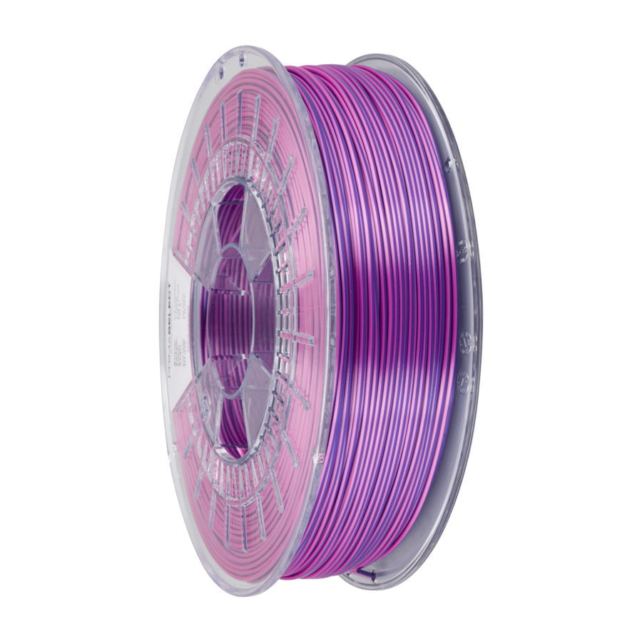 PLA DUO-colour - Pink/Purple,  750 grams glossy Chameleon filament-5