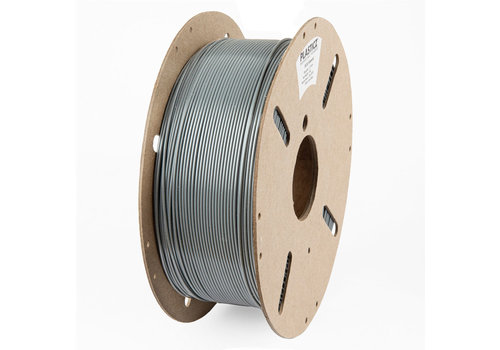  Plasticz PLA "ECO-pack" - Metallic Grey, RAL 9006/9007, 1 KG 3D filament 