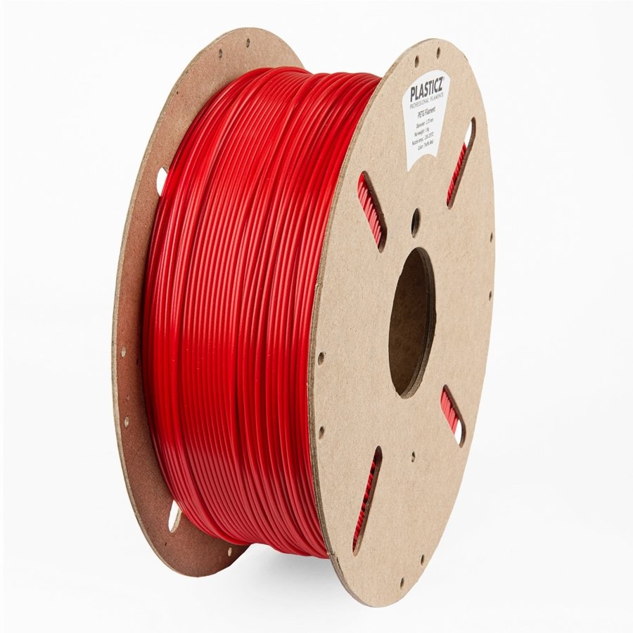 PLA "ECO-pack" - Traffic RED, RAL 3020, 1 KG 3D filament-1