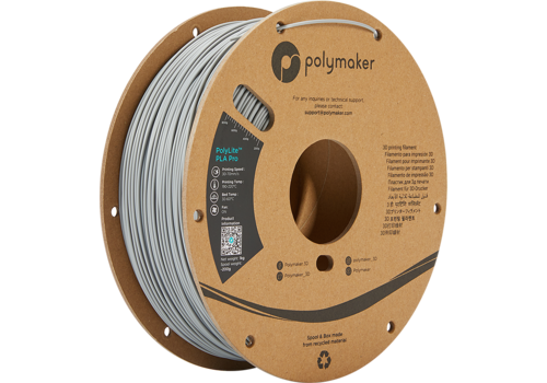  Polymaker PolyLite™ PLA PRO - GREY, 1 KG professional Jam Free 3D filament 