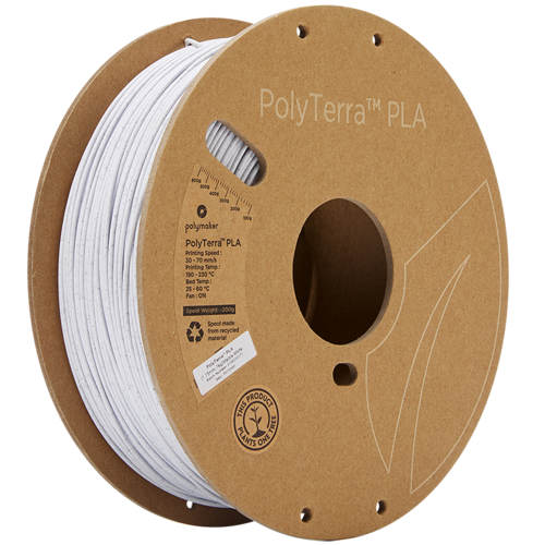  Polymaker PolyTerra™ PLA Marble White, 1KG 3D filament 