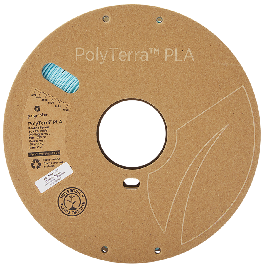 PolyTerra™ PLA ICE, 1KG 3D filament-7