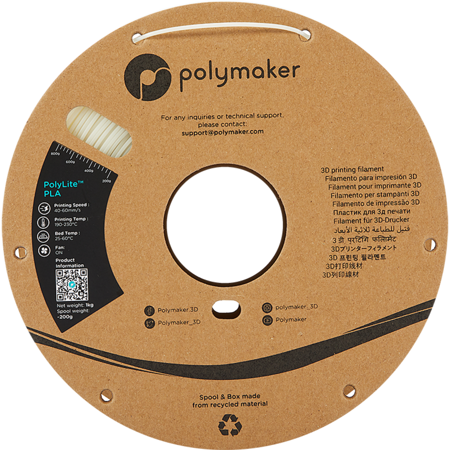 PolyLite™ PLA Glow in the Dark GROEN, 1 KG Jam Free 3D filament-4