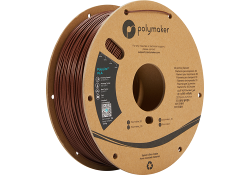  Polymaker PolyLite™ PLA GALAXY Donker Rood, 1 KG Jam Free 3D filament 