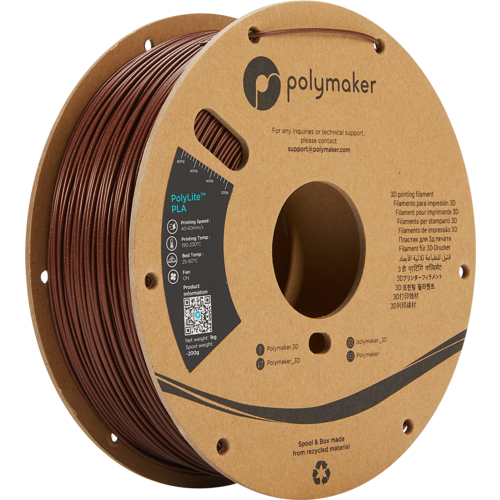  Polymaker PolyLite™ PLA GALAXY Dark Red, 1 KG Jam Free 3D filament 