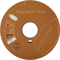 PolyTerra™ PLA PLUS - WHITE, matte, enhanced PLA, 1KG 3D filament