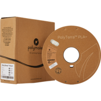 thumb-PolyTerra™ PLA PLUS - WIT, mat, verbeterd PLA, 1KG 3D filament-8