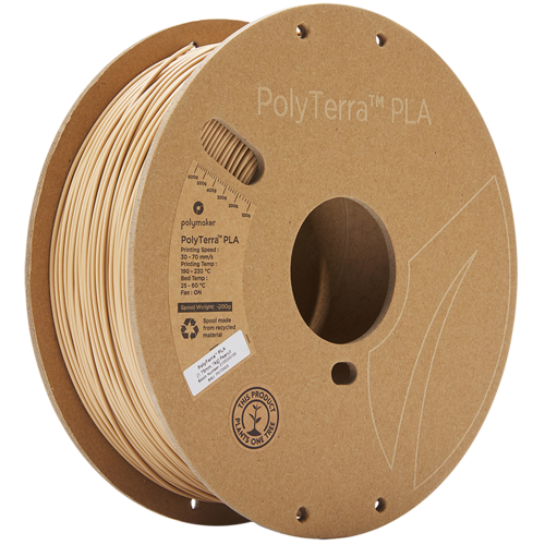  Polymaker PolyTerra™ PLA Pinda/Crème, 1KG 3D filament 