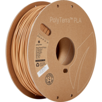 thumb-PolyTerra™ PLA Wood Brown, 1KG 3D filament-1