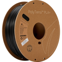 thumb-PolyTerra™ PLA PLUS - ZWART, mat, verbeterd PLA, 1KG 3D filament-1