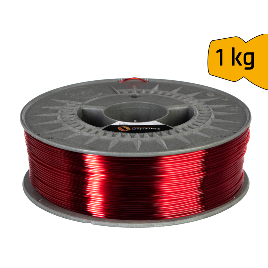 PETG Red Hood Transparent, 1 KG 3D-filament-1