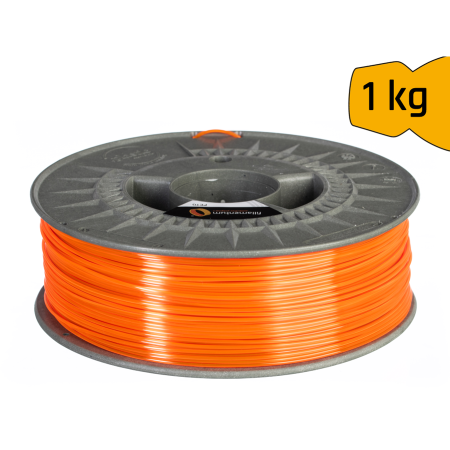 PETG Neon Orange Transparent, 1 KG 3D-filament-1
