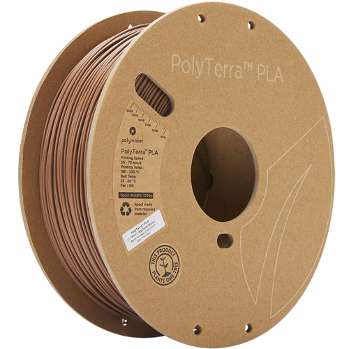  Polymaker PolyTerra™ PLA Earth Brown/bruin, 1KG 3D filament 