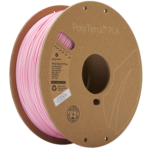  Polymaker PolyTerra™ PLA Sakura Pink/roze, 1KG 3D filament 