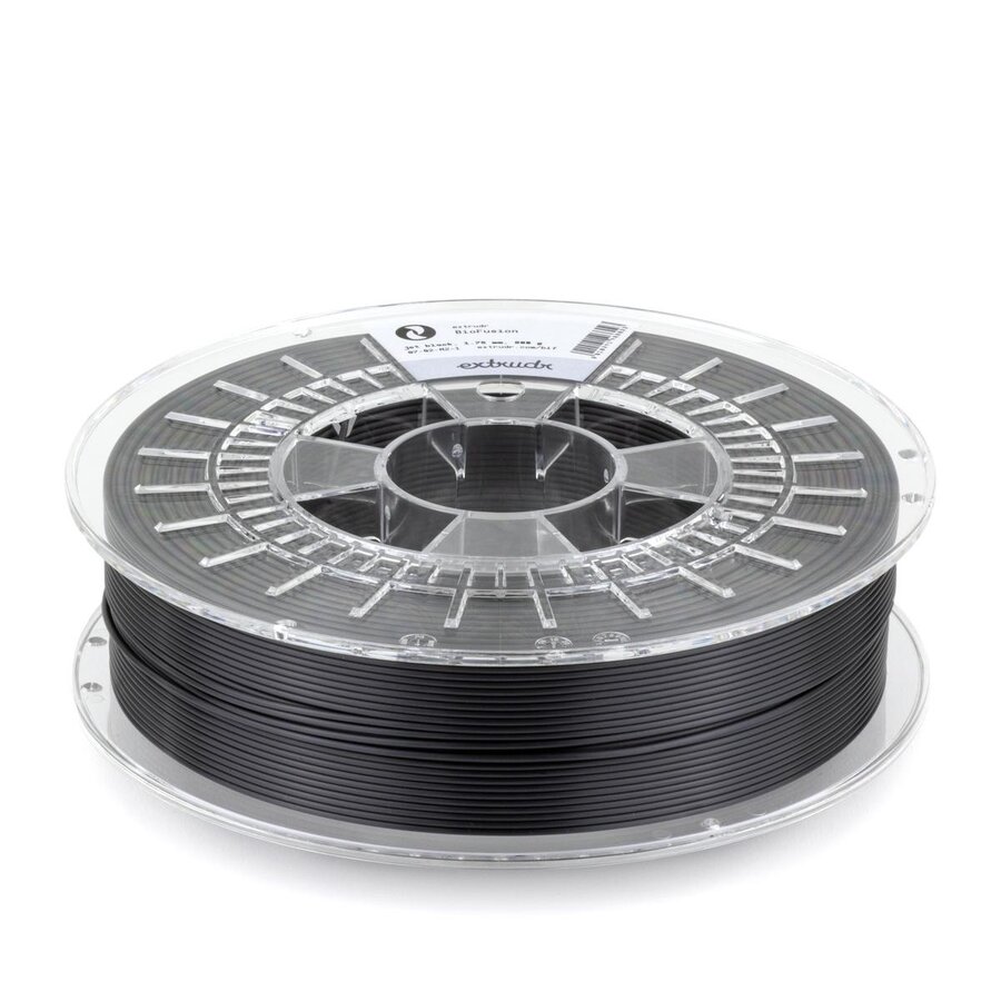 BioFusion - Jet Black/zwart,  800 gram high gloss filament-1