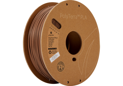  Polymaker PolyTerra™ PLA  Army Brown/bruin, 1KG 3D filament 