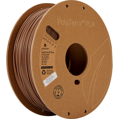  Polymaker PolyTerra™ PLA Army Brown, 1KG 3D filament 