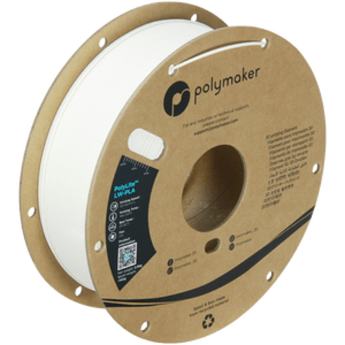  Polymaker PolyLite™ LW-PLA White, 800 grams foaming 3D filament 