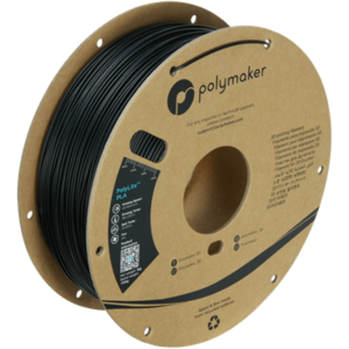  Polymaker PolyLite™ LW-PLA Zwart, 800 gram schuimend 3D filament 