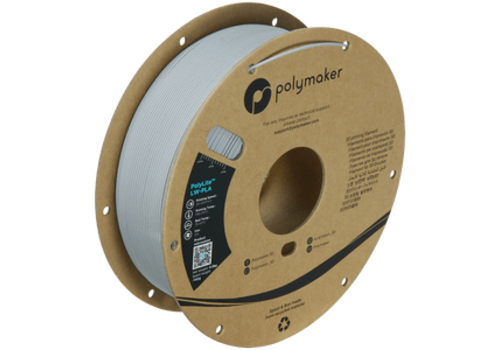  Polymaker PolyLite™ LW-PLA GRIJS, 800 gram schuimend 3D filament 