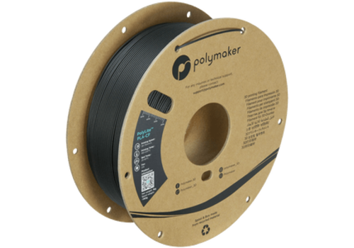  Polymaker PolyLite™ PLA-CF Carbon - BLACK, 1 KG professional Jam Free 3D filament 