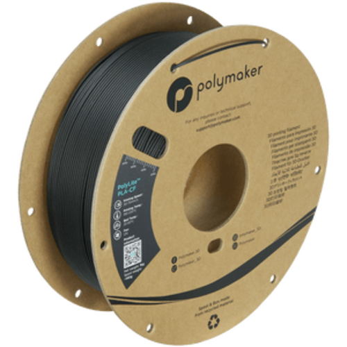  Polymaker PolyLite™ PLA-CF Carbon - zwart, 1 KG professional Jam Free 3D filament 