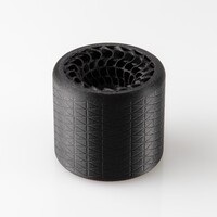 thumb-Flex Hard CF Carbon - Shore 58D - Black/zwart flexibel TPU filament , 500 grams-2