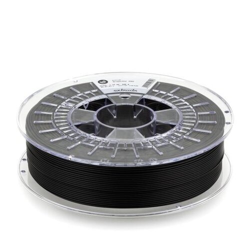  Extrudr GreenTEC Pro Carbon - 5 KG -Traffic Black RAL 9017,  3D filament 