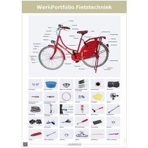 MIJN FIETS poster 'Fietstechniek'