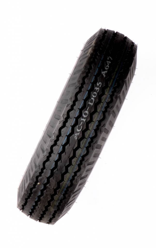 Compleet wiel - 5.00-10 band + velg - franse steek: 4x115 - draagvermogen 355 kg - 4PR - naafdiameter 85 mm