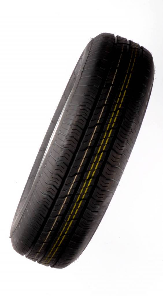 Compleet wiel 175/70R13 band + velg - mercedes steek 5x112 - draagvermogen 530 kg - 67 mm naafdiameter