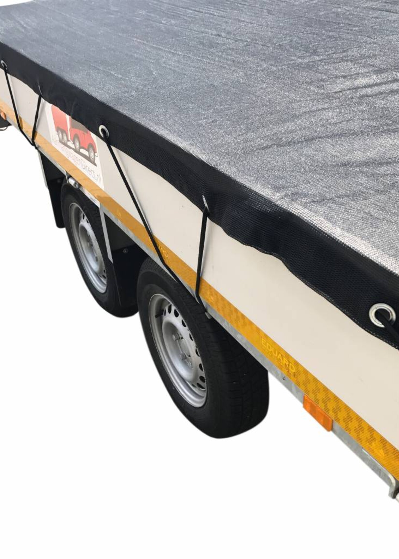 Cantonal Premium aanhangernet - gaasnet - 350x180 cm - inclusief elastiek rondom - UV bestendig
