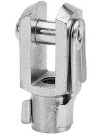 Cantonal Gaffel met borgclip M10 x 20