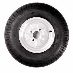 Compleet wiel - 5.20-10 band + velg - opel steek: 4x100 - draagvermogen 280 kg - 4PR - naafdiameter 60 mm