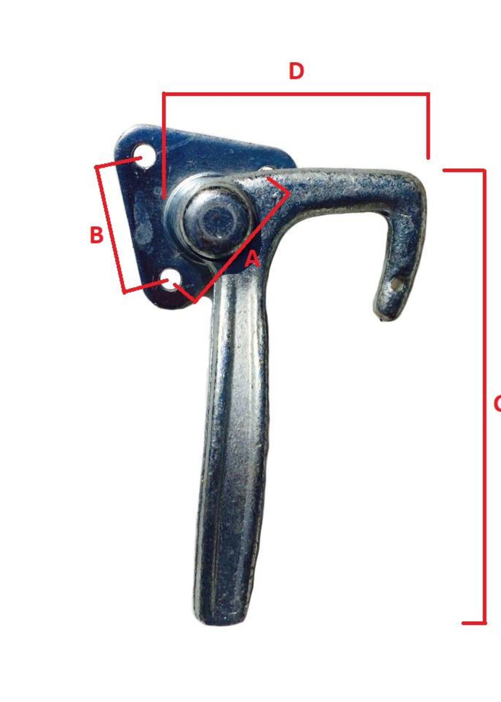 Cantonal Haaksluiting LINKS type 1 (kleine bevestigingsplaat)