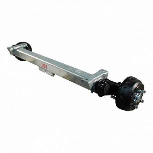 Geremde torsie as - 850 kg - pad 1200 mm - flens 1650 mm - 5 gats