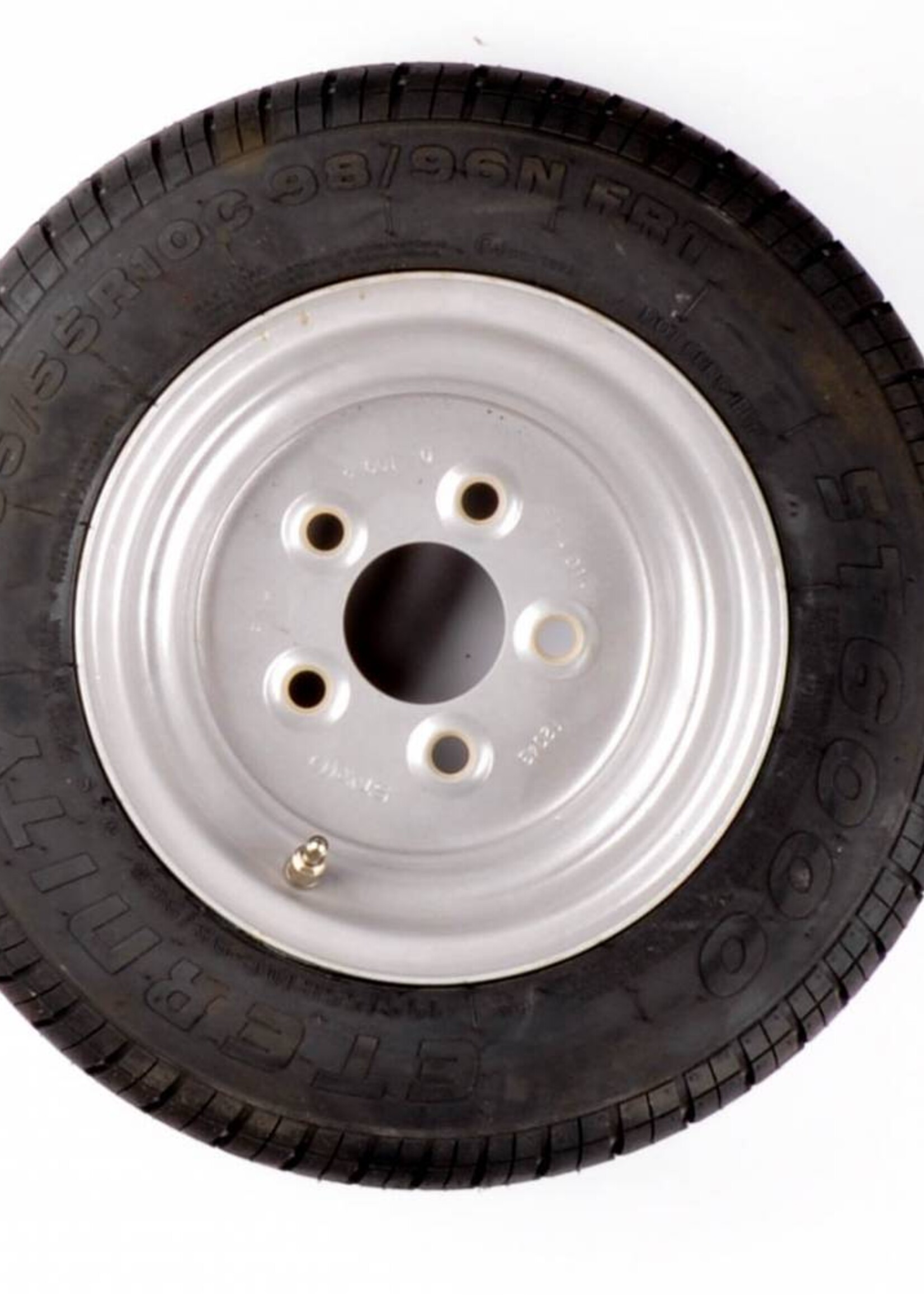 Kargotrail Compleet wiel - 195/55R10C band + velg - ET+25-  mercedes steek: 5x112 - draagvermogen 750 kg - 10 PR - naafdiameter 67 mm