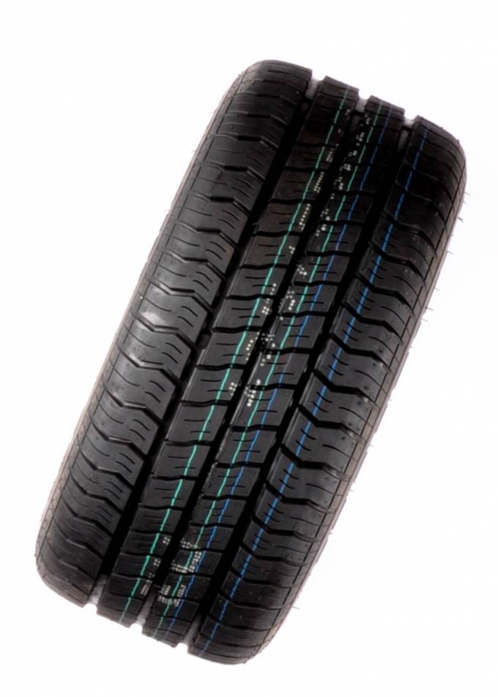Kargotrail Compleet wiel - 195/55R10C band + velg - ET+25-  mercedes steek: 5x112 - draagvermogen 750 kg - 10 PR - naafdiameter 67 mm