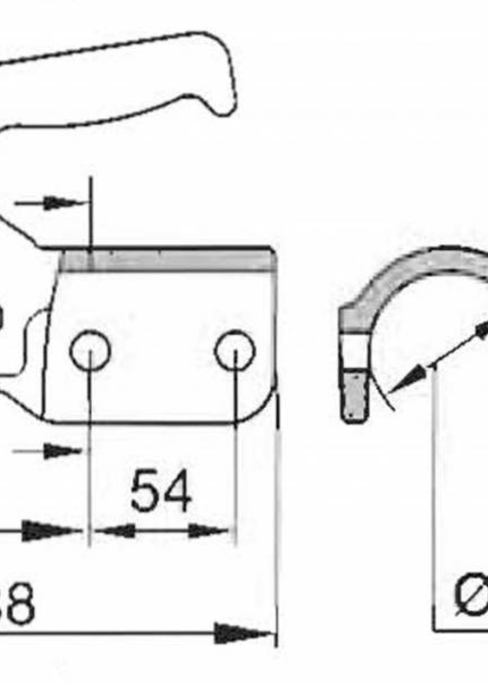 Albe Albe EM350RCH - rond 60 mm - 3500 kg - geremde koppeling